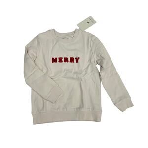 NWT Petit Lem Size 4 Organic Merry Sweatshirt